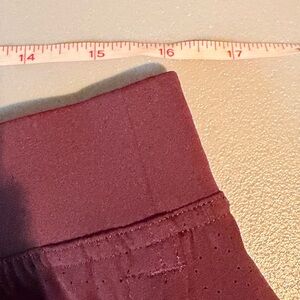 Lululemon Burgundy Perforated Joggers | Zip Pockets | Women’s Medium
